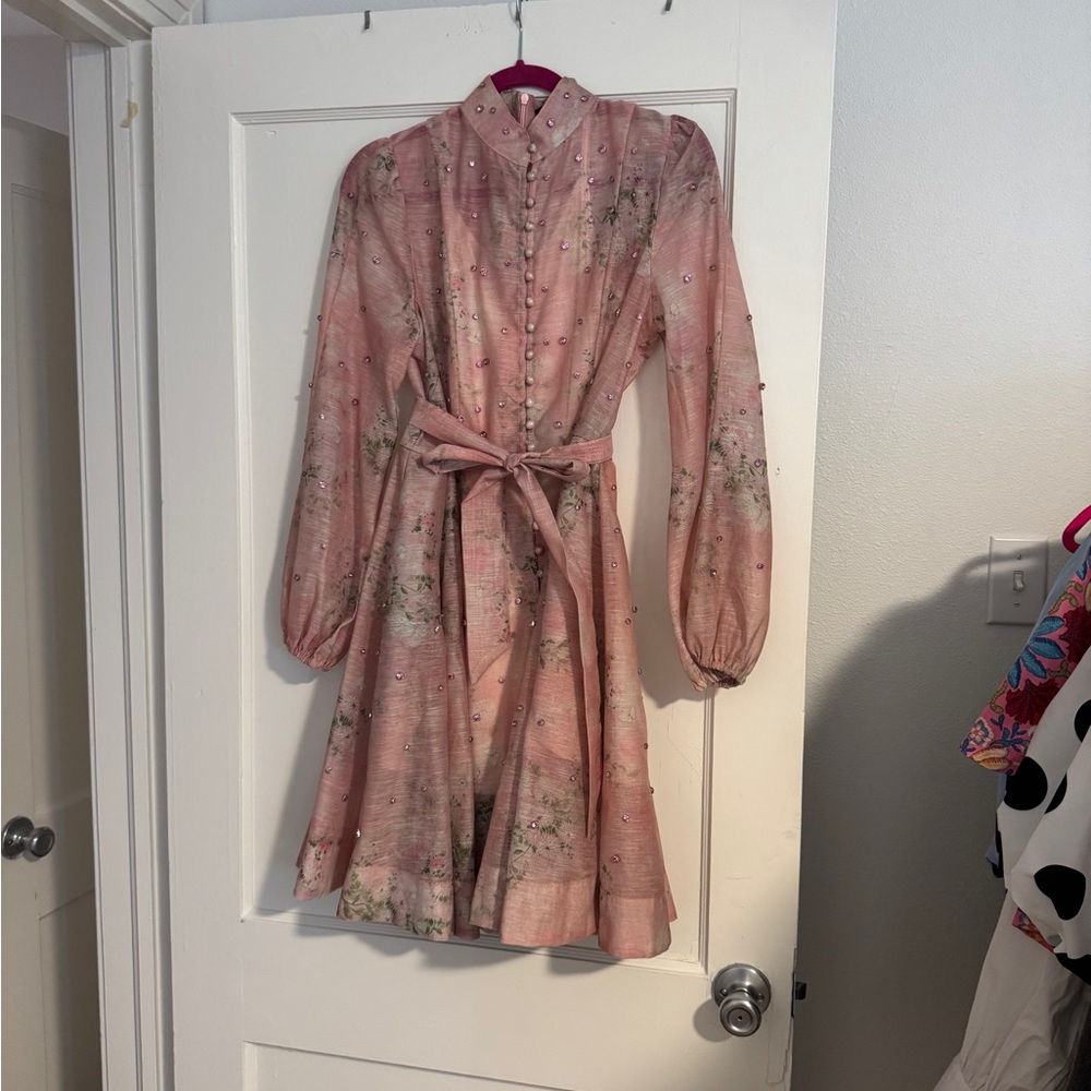 Beulah Pink Embellished Blouse